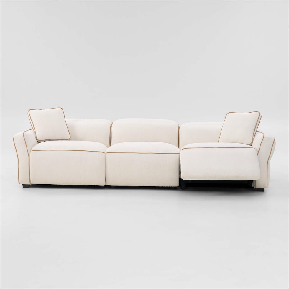 connor white sofa   