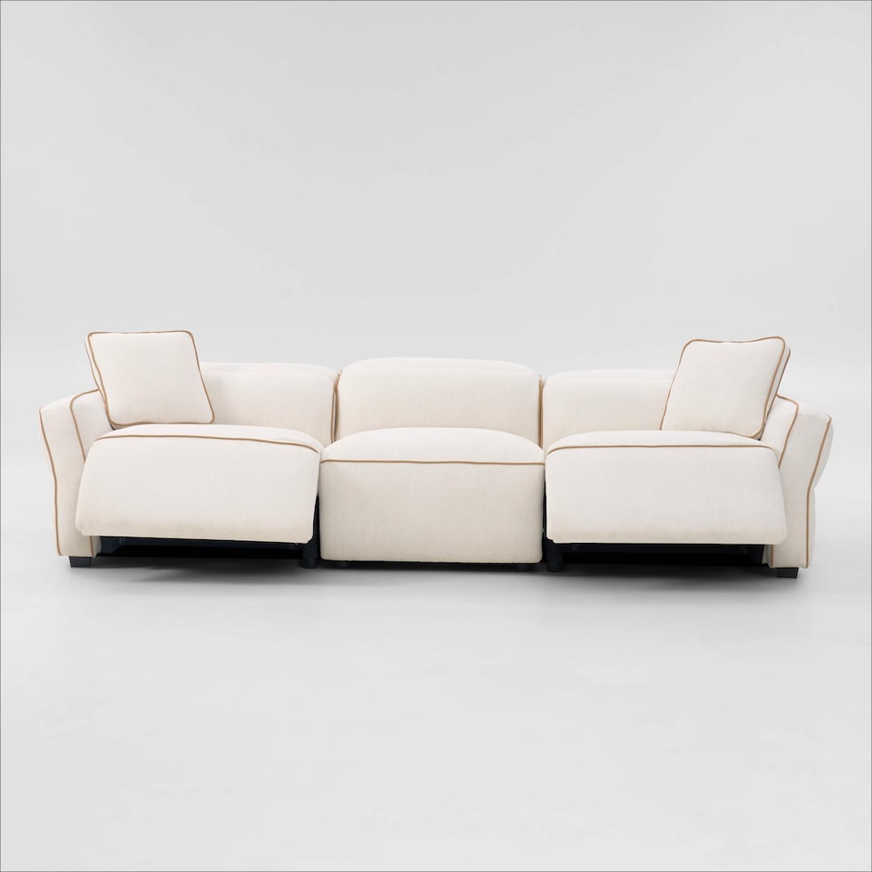 connor white sofa   