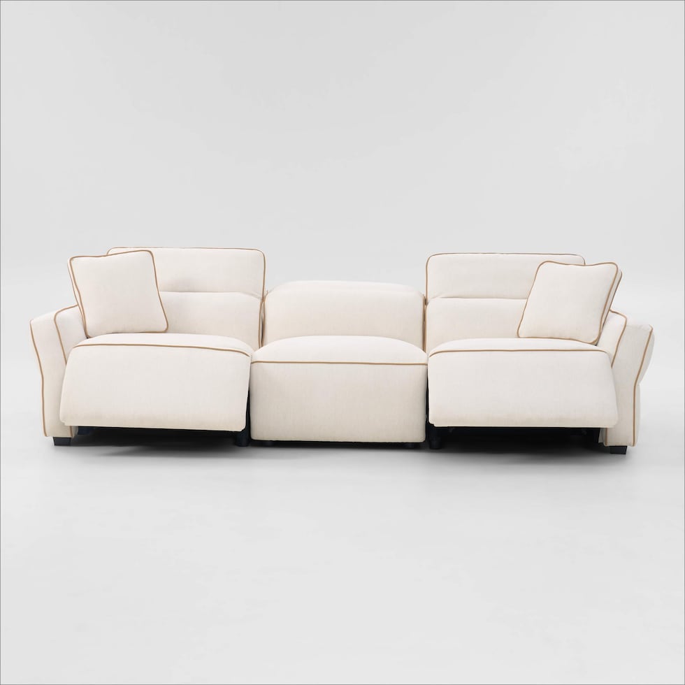 connor white sofa   