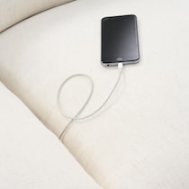 connor white sofa   