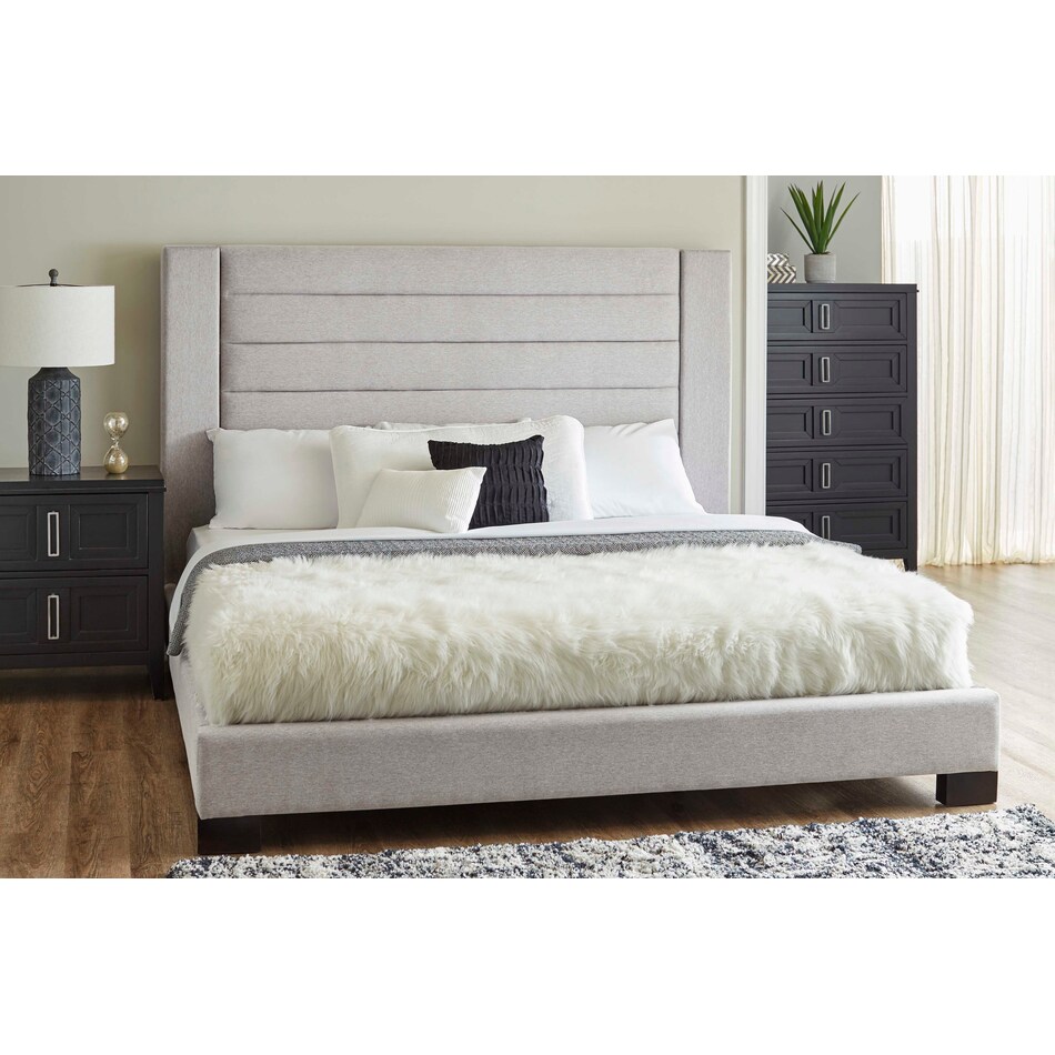Conrad Upholstered Bed Value City Furniture