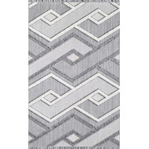 convex gray white area rug  x    