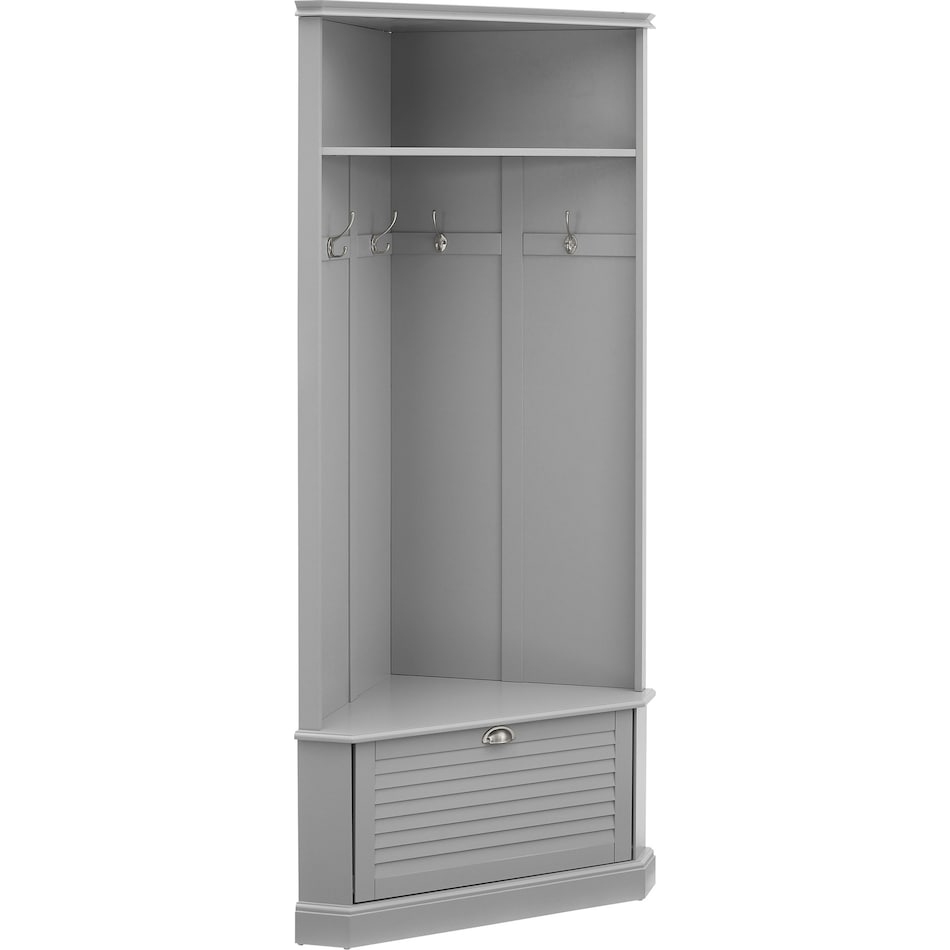 Conway Corner Hall Tree Gray Value City Furniture