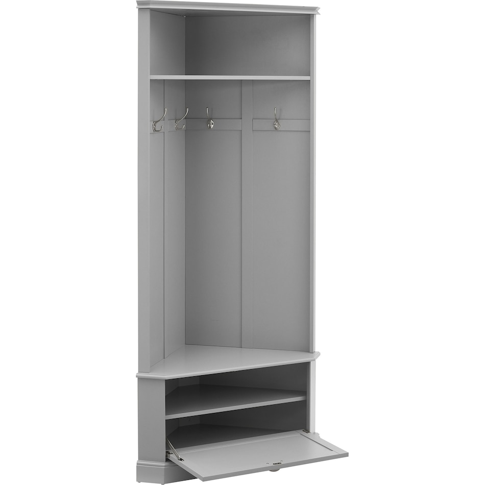 Conway Corner Hall Tree Gray Value City Furniture