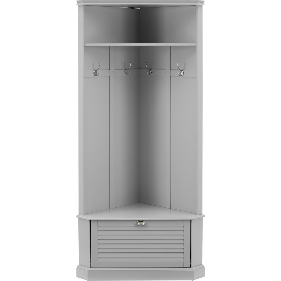 Conway Corner Hall Tree Gray Value City Furniture