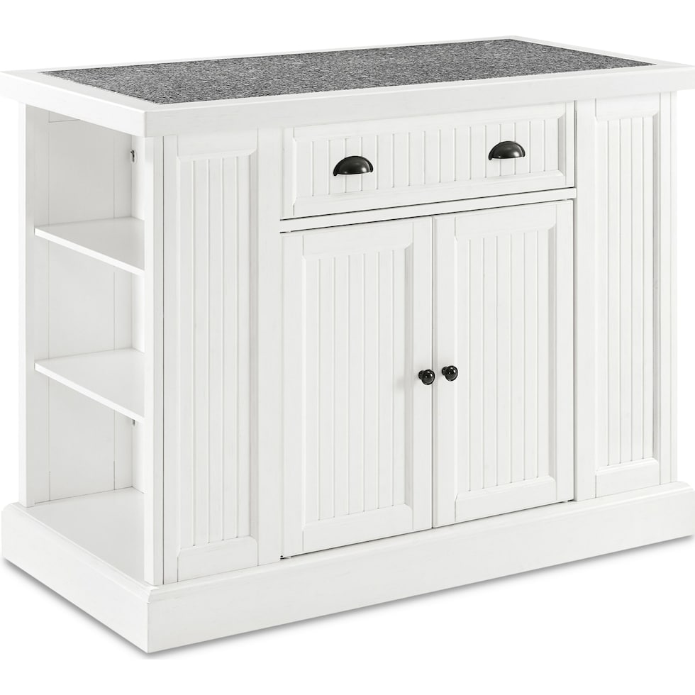 conway white kitchen island   