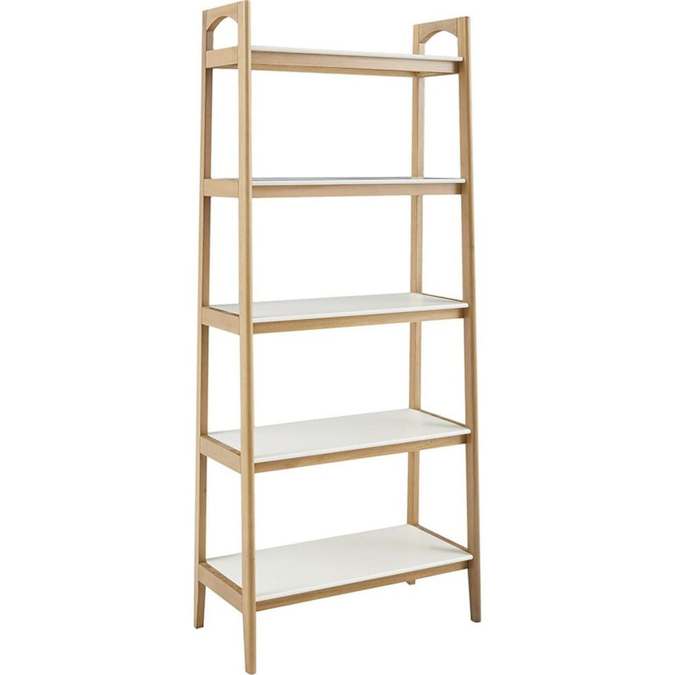 copa light brown bookcase   