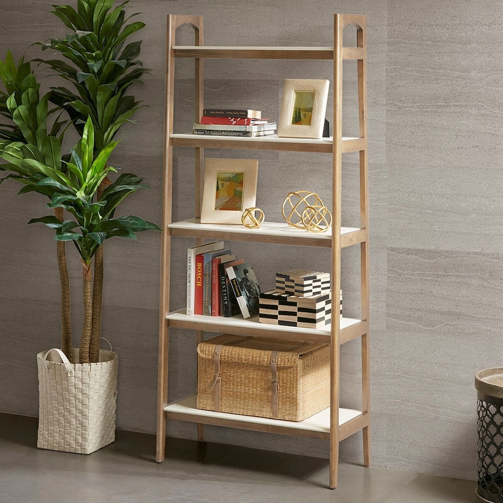 copa light brown bookcase   