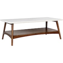 copa pecan coffee table   