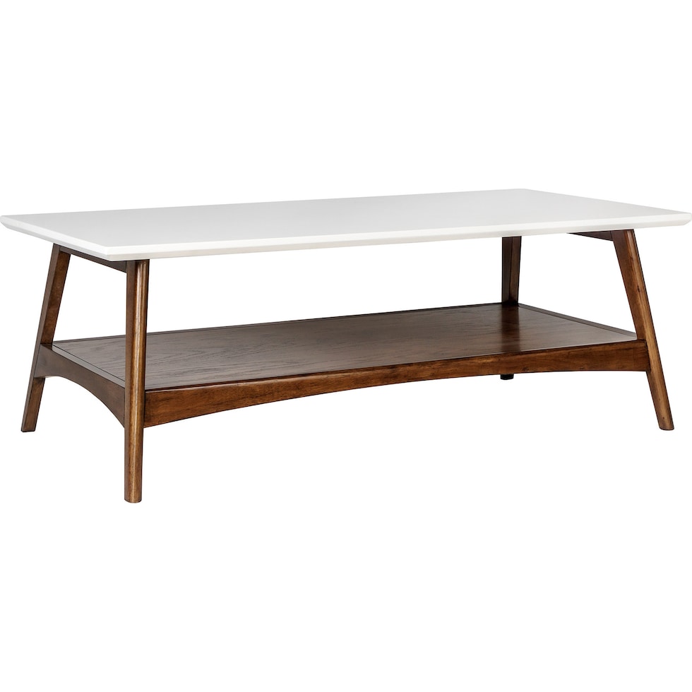 copa pecan coffee table   