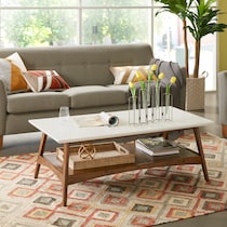 copa pecan coffee table   