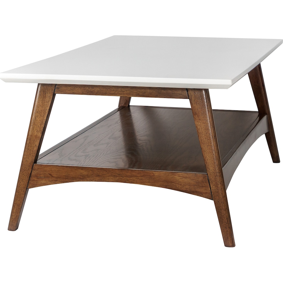 copa pecan coffee table   