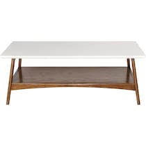 copa pecan coffee table   