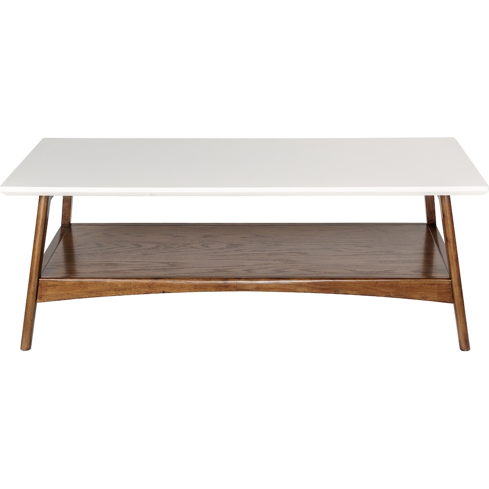 copa pecan coffee table   