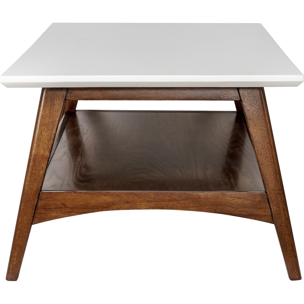 copa pecan coffee table   