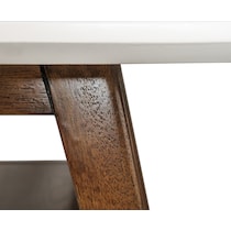 copa pecan coffee table   