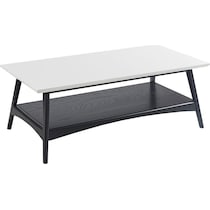 copa white coffee table   