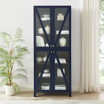 cora blue kitchen pantry   