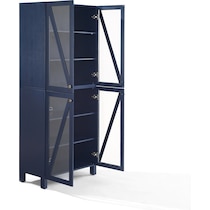 cora blue kitchen pantry   