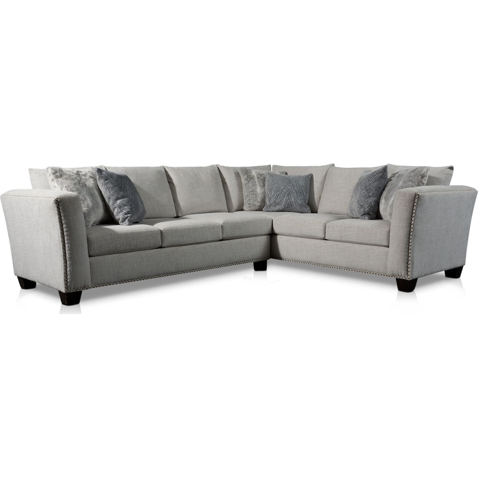 cora gray  pc sectional   