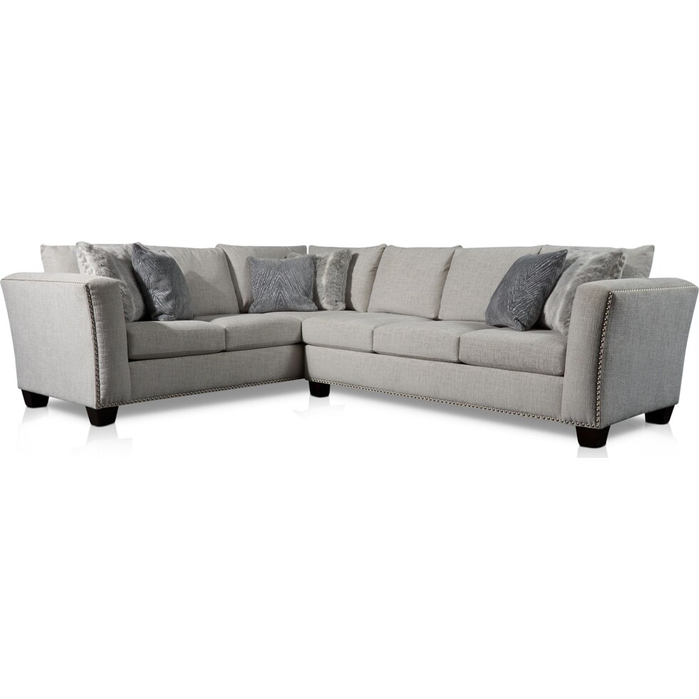 cora gray  pc sectional   