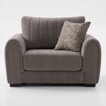 coral dark brown chair   