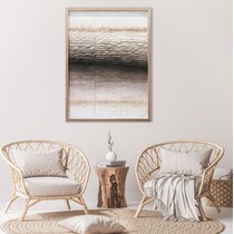 coral gray wall art   