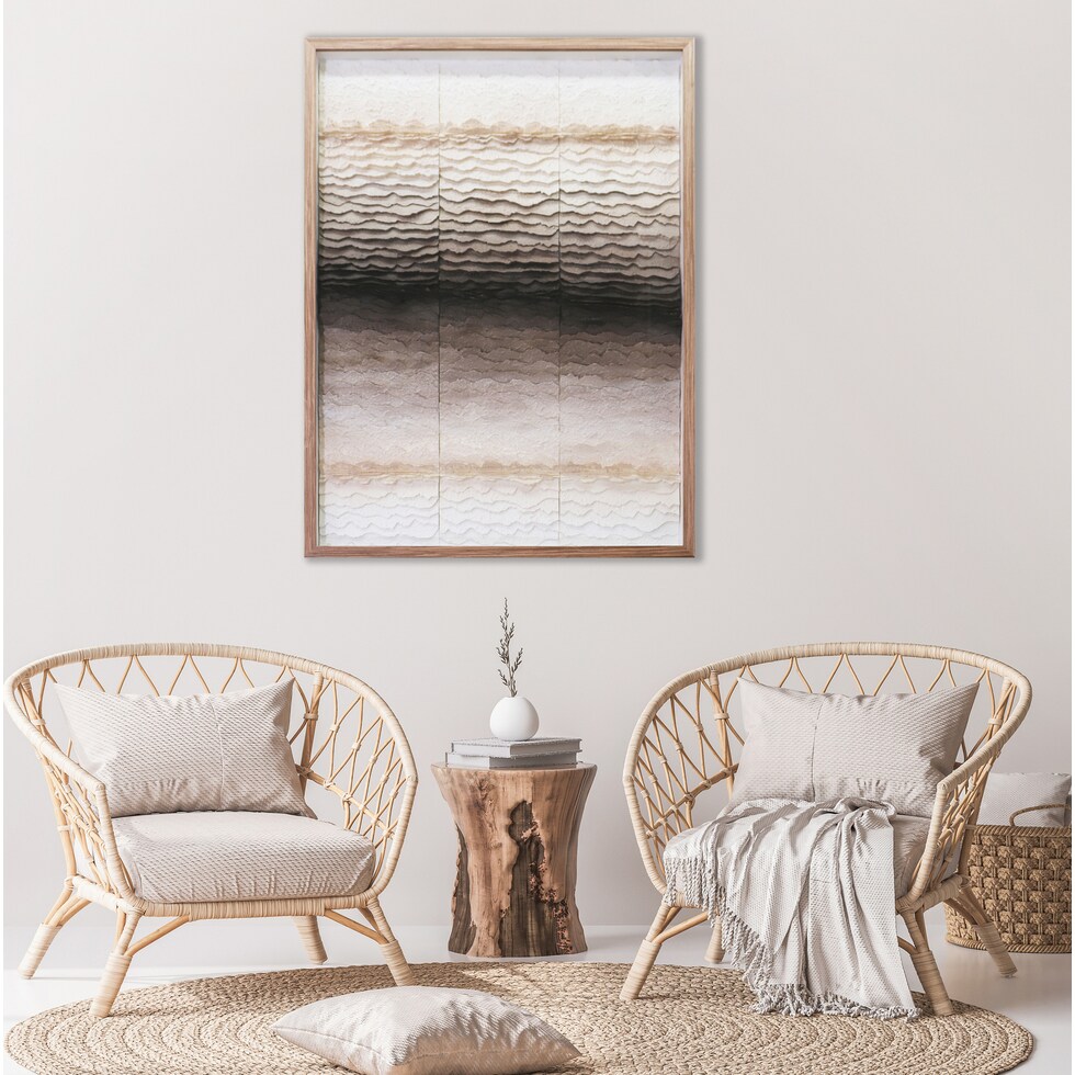 coral gray wall art   