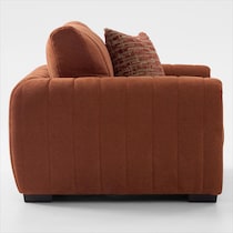 coral orange chair   