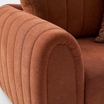 coral orange chair   