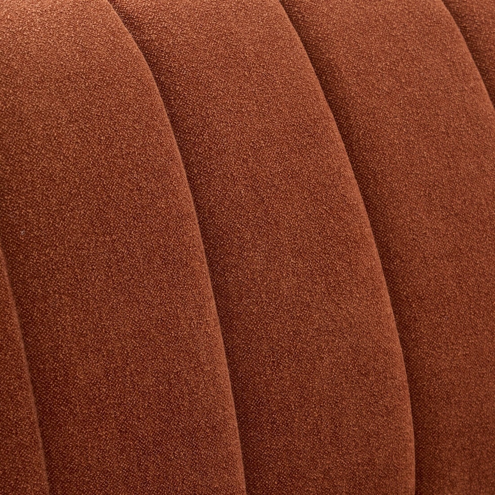 coral orange sectional   