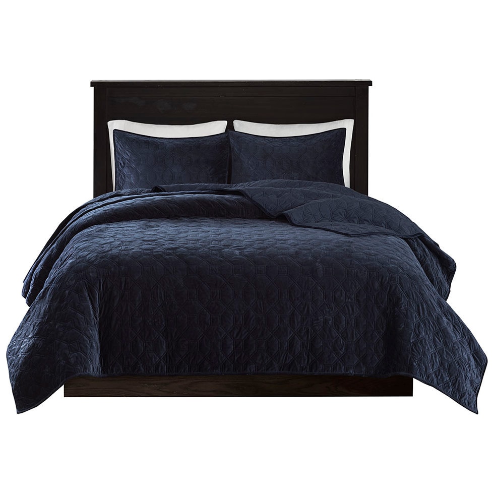 coraline blue full queen bedding set   