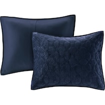 coraline blue full queen bedding set   