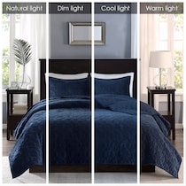 coraline blue full queen bedding set   