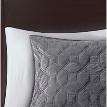 coraline gray king california king bedding set   