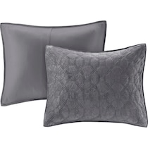 coraline gray king california king bedding set   