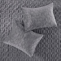 coraline gray king california king bedding set   