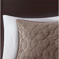 coraline light brown king california king bedding set   
