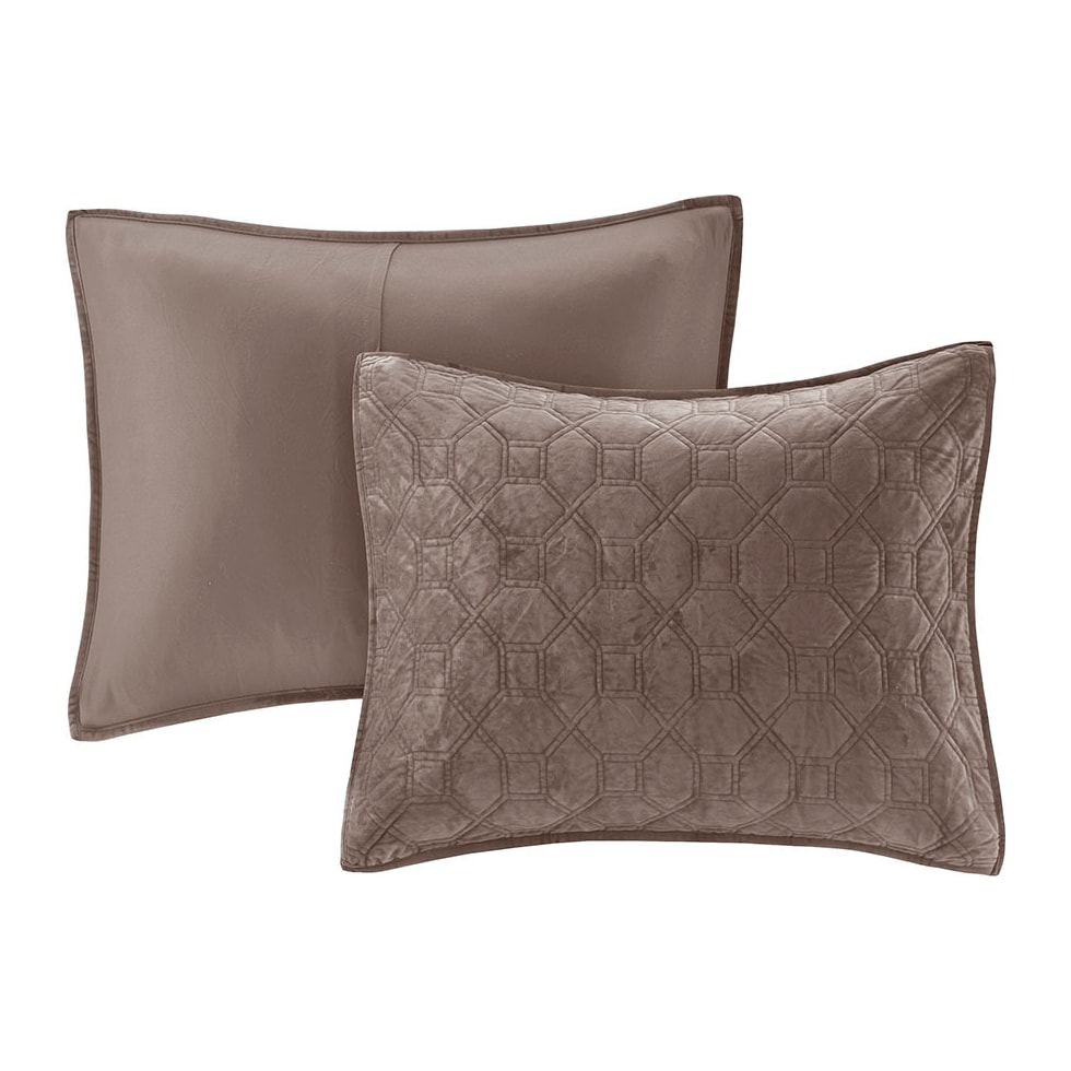 coraline light brown king california king bedding set   