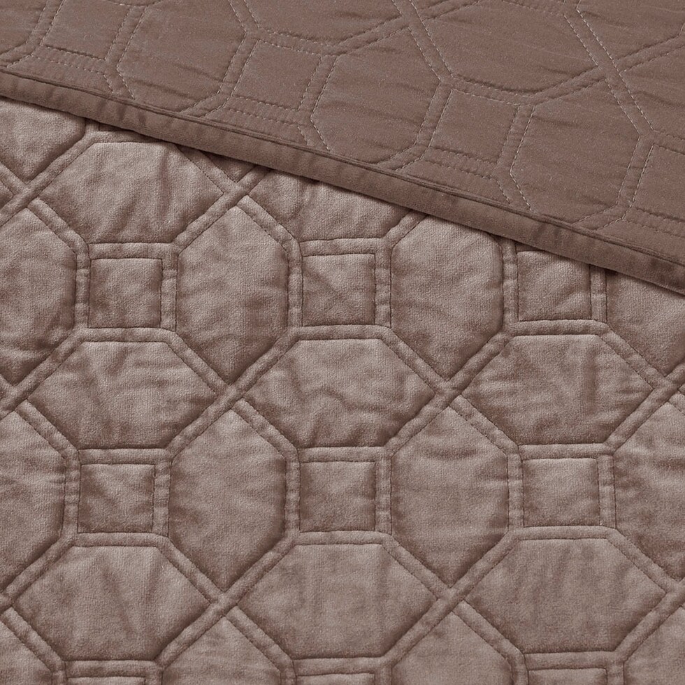 coraline light brown king california king bedding set   