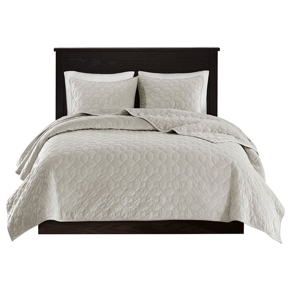 coraline neutral full queen bedding set   