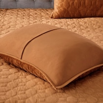 coraline orange full queen bedding set   
