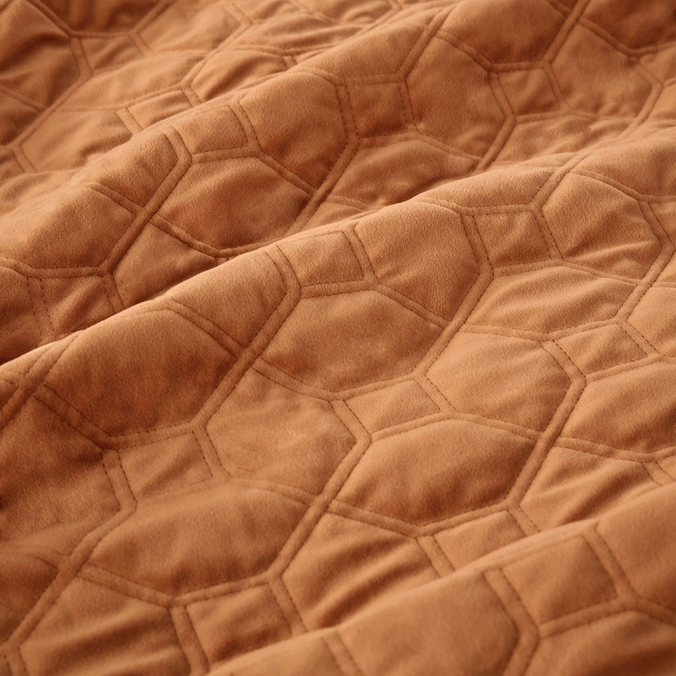 coraline orange full queen bedding set   
