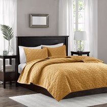 coraline yellow king california king bedding set   
