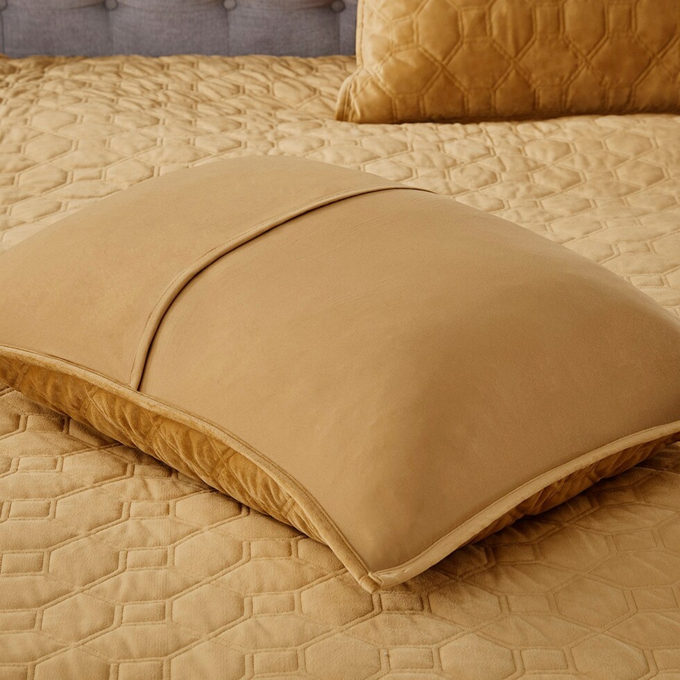 coraline yellow king california king bedding set   