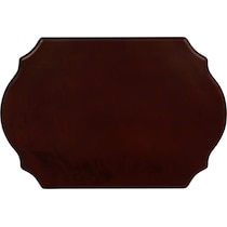 cordelia dark brown tray table   
