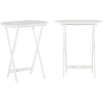 cordelia white tray table   