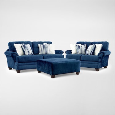 Cordelle Sofa, Loveseat, and Ottoman Set
