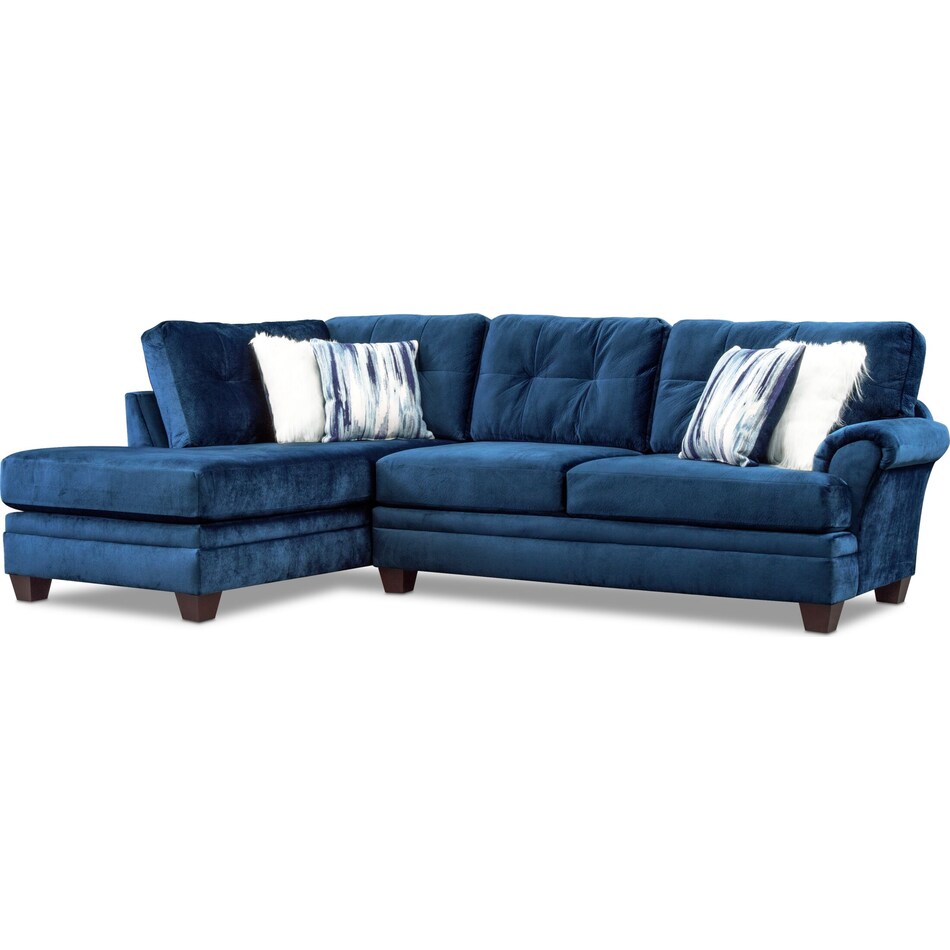 Cordelle 2-Piece Sectional and Manual Recliner | Value City Furniture