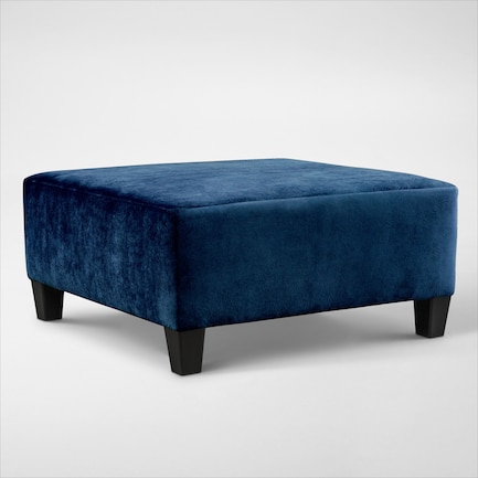 Cordelle Ottoman - Blue
